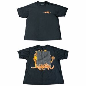 Travis Scott Utopia Tour Manuscript T Shirt Sz XXL Black Merch Cactus Jack EUC